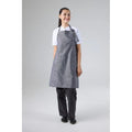 Chef Works Corvallis Bib Apron Black Steel Gey ABXX052-BSL