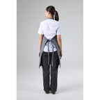 Chef Works Corvallis Bib Apron Black Steel Gey ABXX052-BSL