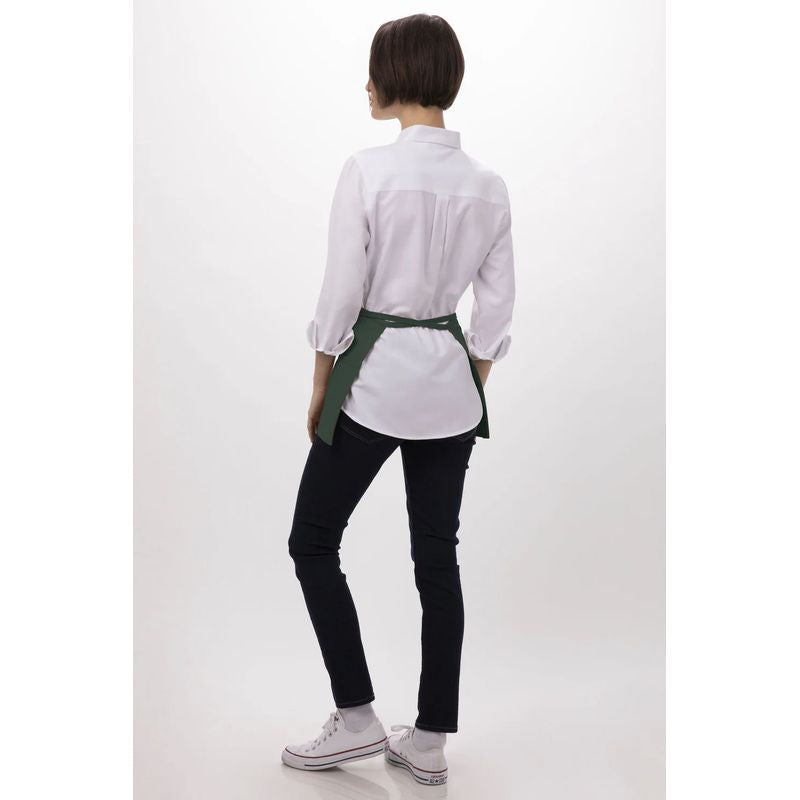 Chef Works 3 Pocket Black Waist Apron F9