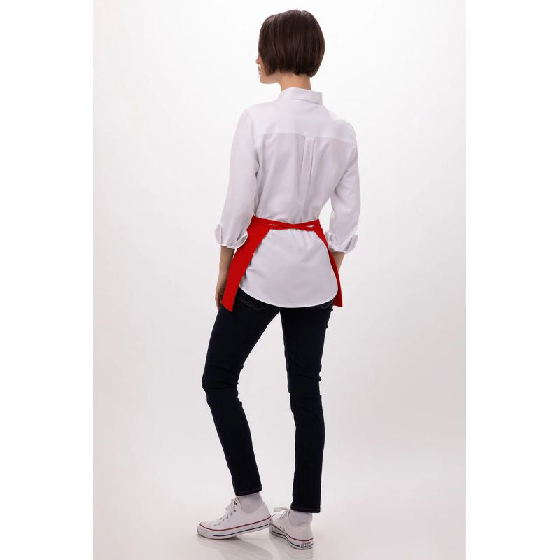 Chef Works 3 Pocket Black Waist Apron F9