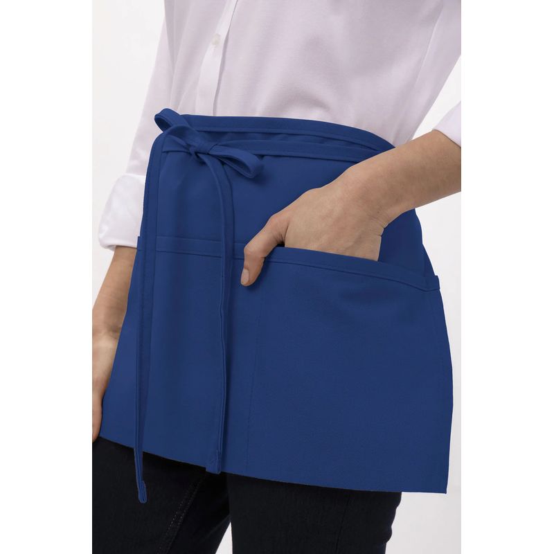 Chef Works 3 Pocket Black Waist Apron F9