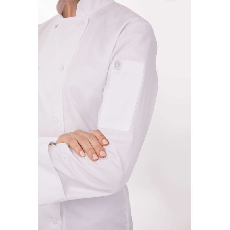 Chef Works Sofia Womens Lite Chef Jacket - LWLJ