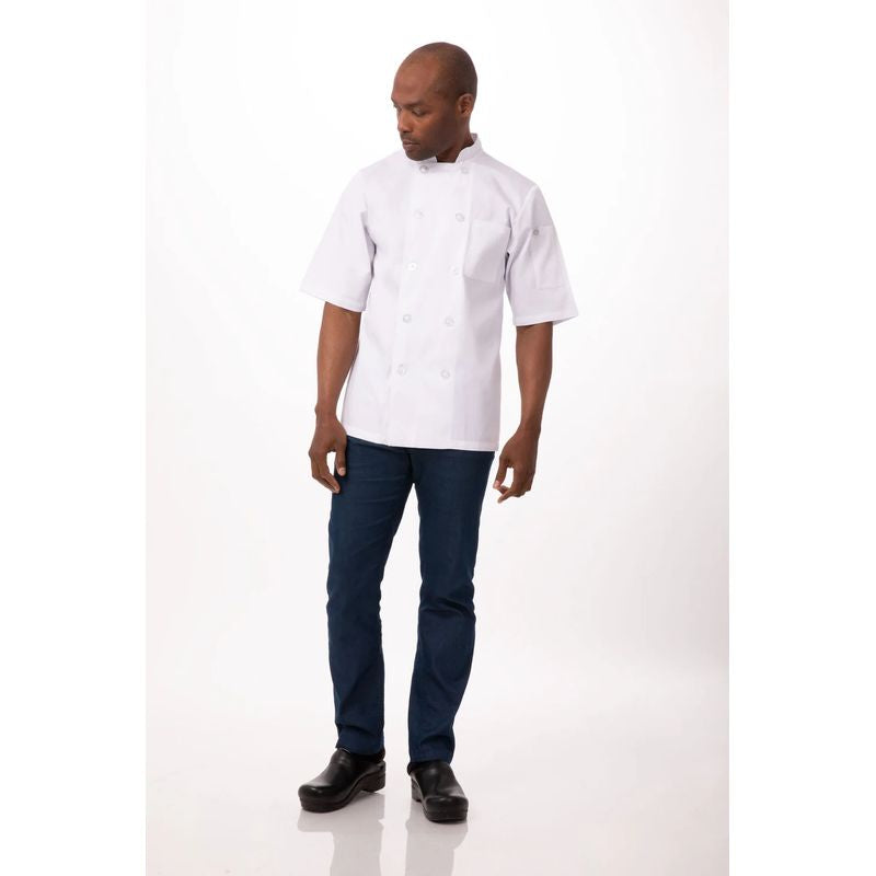 Chef Works Volnay White Chef Jacket - XS-5XL PCSS