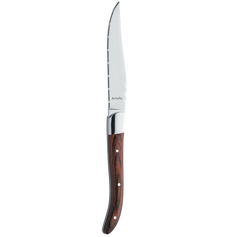 Amefa Royal Steak Knife Pakkawood Handle 12pc
