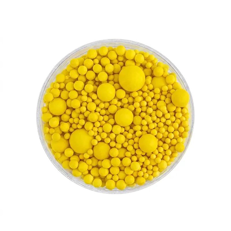 Over The Top Edible Bling Sprinkles Bright Yellow Medley 65G