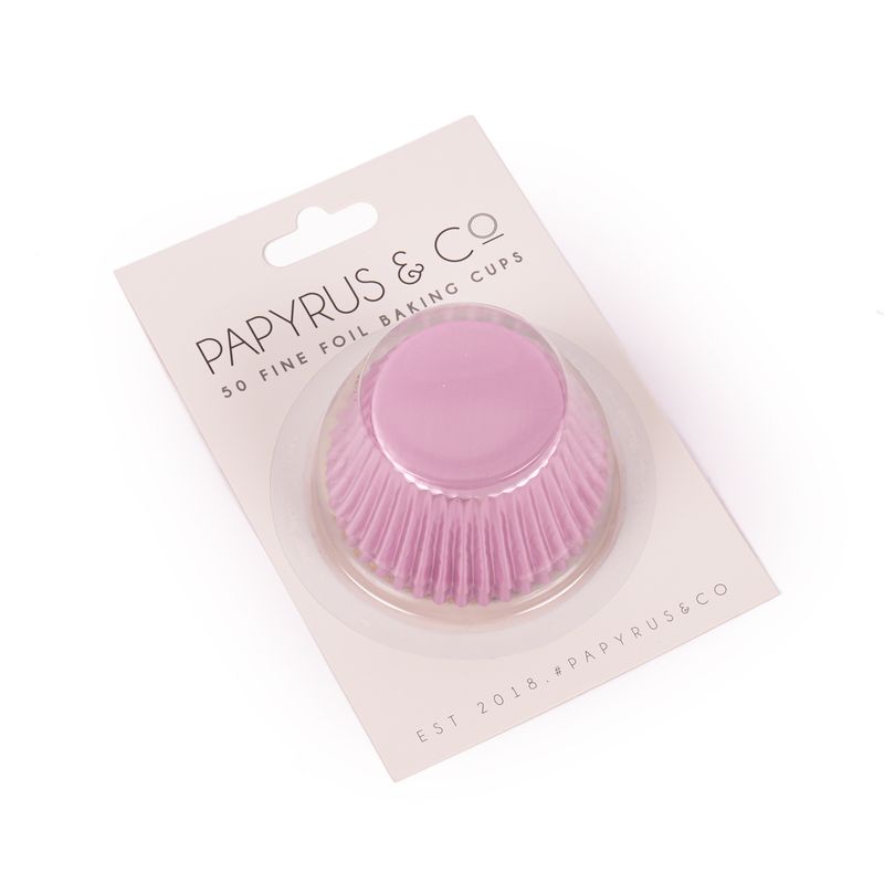 Papyrus Standard Foil Baking Cups - 50mm 50 pack Lilac