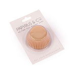 Papyrus Standard Foil Baking Cups - 50mm 50 pack Soft Gold