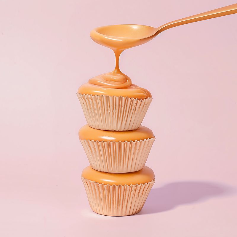 Papyrus Medium Foil Baking Cups - 44mm 50 pack Soft Gold